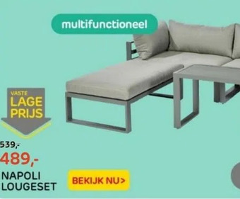 Praxis Napoli lougeset aanbieding