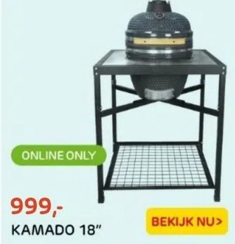 Praxis Kamado 18" aanbieding