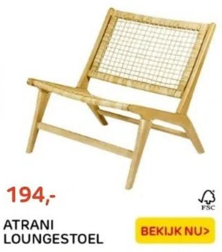 Praxis Atrani loungestoel aanbieding