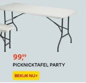 Praxis Picknicktafel party aanbieding