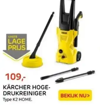 Praxis Kärcher hogedrukreiniger aanbieding