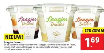 Lidl Laagjes dessert aanbieding