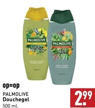 ALDI Palmolive douchegel aanbieding