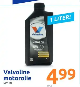 Action Valvoline motorolie aanbieding