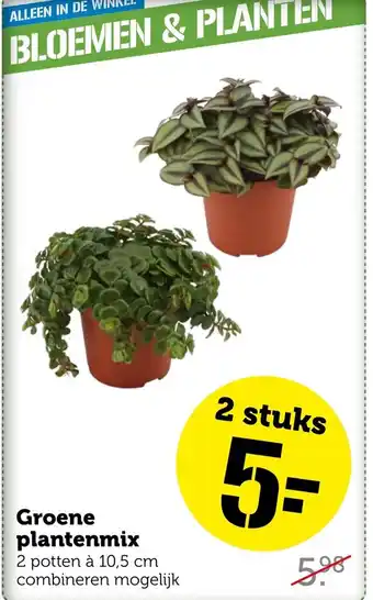 Coop Groene platenmix aanbieding