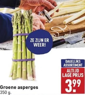 ALDI Groene asperges aanbieding