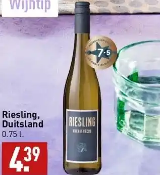 ALDI Riesling, duitsland aanbieding