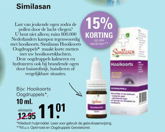 De Online Drogist Similasan aanbieding