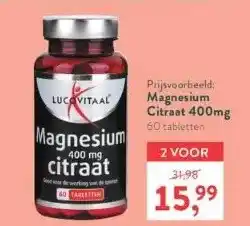 Holland & Barrett Prijsvoorbeeld: magnesium citraat 400mg 60 tabletten aanbieding
