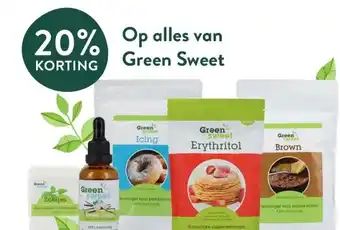 Holland & Barrett Op alles van green sweet aanbieding