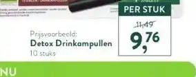 Holland & Barrett Detox drinkampullen 9,76 aanbieding