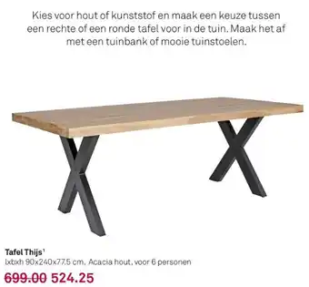 Karwei Tafel thijs¹ aanbieding