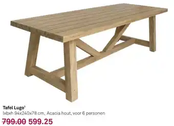 Karwei Tafel lugo¹ aanbieding