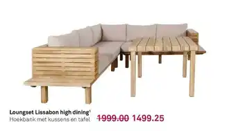 Karwei Loungset lissabon high dining¹ aanbieding