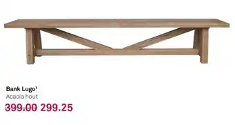Karwei Bank lugo¹ acacia hout aanbieding