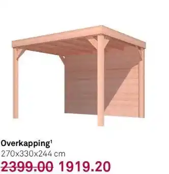 Karwei Overkapping¹ 270x330x244 cm aanbieding