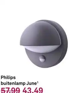 Karwei Philips buitenlamp june¹ aanbieding