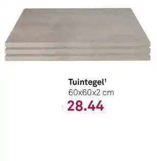 Karwei Tuintegel¹ 60x60x2 cm aanbieding