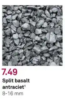 Karwei Split basalt antraciet aanbieding