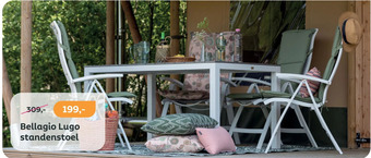 Kees Smit Bellagio lugo standenstoel aanbieding