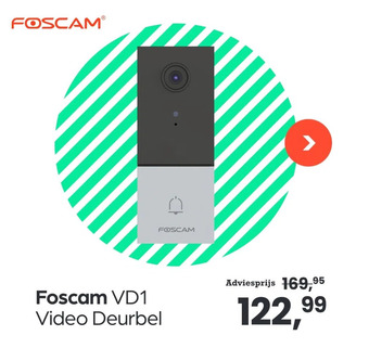 Paradigit Foscam vd1 video deurbel aanbieding