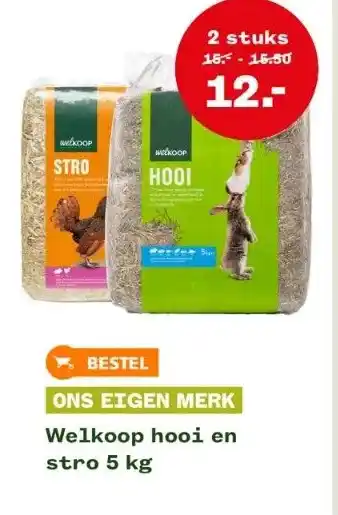 Welkoop Welkoop hooi en stro aanbieding