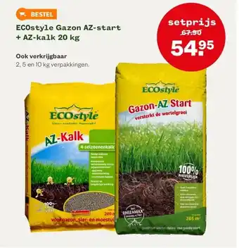 Welkoop Ecostyle gazon az-start + az-kalk aanbieding