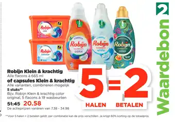 PLUS Robijn klein & krachtig aanbieding