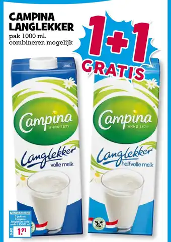 Boon`s Markt Campina langlekker aanbieding