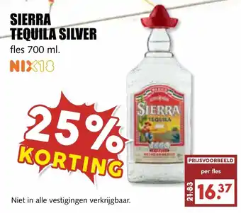 MCD Supermarkt Sierra tequila silver aanbieding