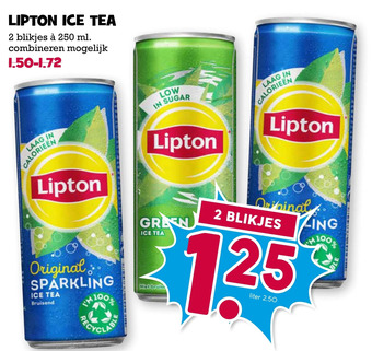 Boon`s Markt Lipton ice tea aanbieding
