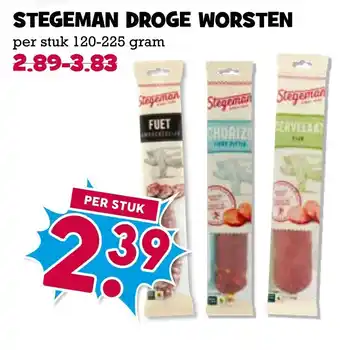 Boon`s Markt Stegeman droge worsten aanbieding