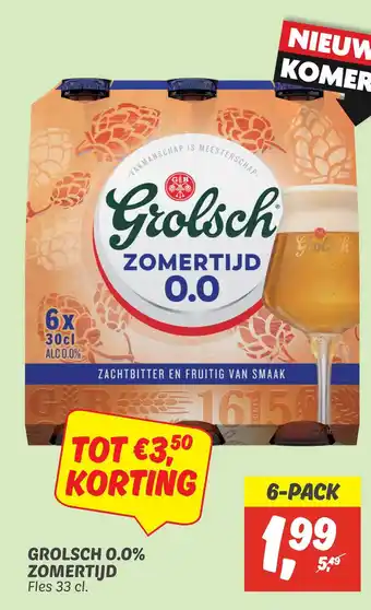 Dekamarkt Grolsch 0.0% zomertijd aanbieding