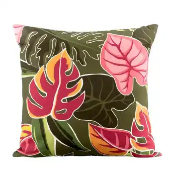Leen Bakker Sierkussen meilani - groen - 45x45 cm aanbieding