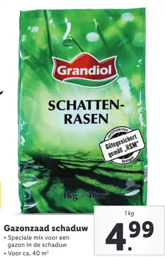 Lidl Gazonzaad schaduw 1kg aanbieding