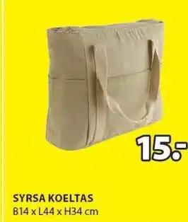 Jysk Syrsa koeltas aanbieding