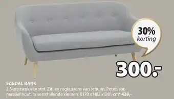 Jysk Egedal bank aanbieding