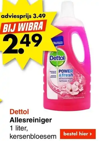 Wibra Dettol allesreiniger 1 liter aanbieding