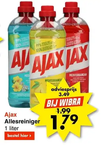 Wibra Ajax allesreiniger 1 liter aanbieding