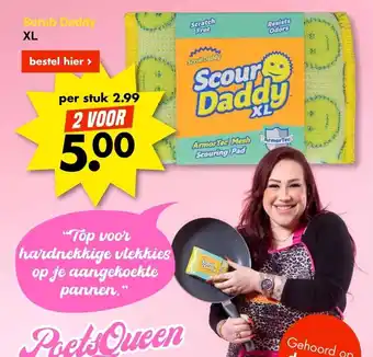 Wibra Scrub Daddy XL aanbieding