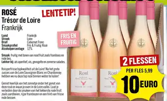 Dirck 3 Rosé trésor de loire a. aanbieding