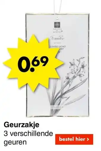 Wibra Geurzakje aanbieding