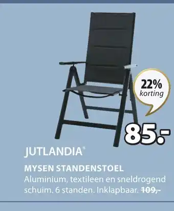 Jysk Jutlandia Mysen Standenstoel aanbieding