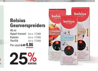 Sligro Bolsius Geurverspreiders 45 ml aanbieding