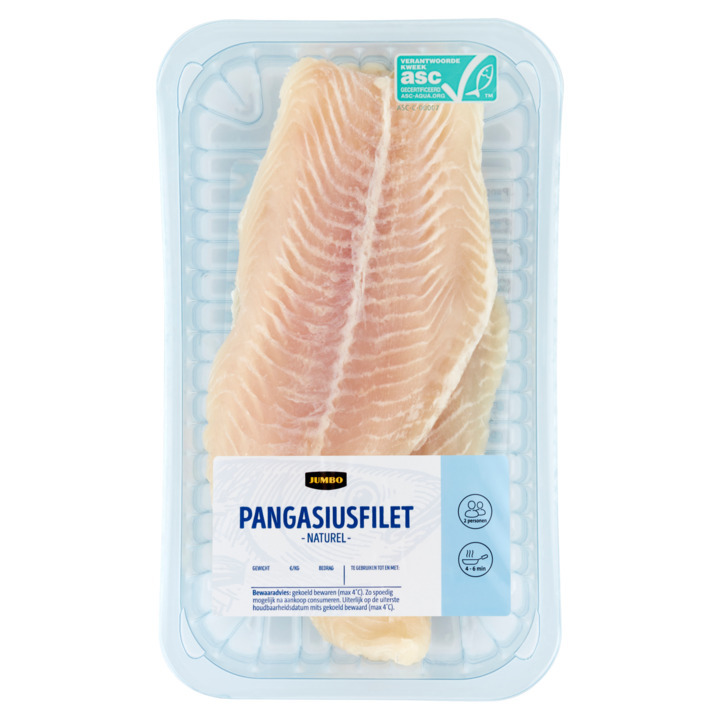 Jumbo pangasiusfilet naturel 230g aanbieding bij Jumbo