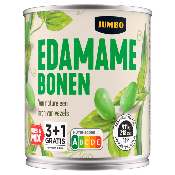 Jumbo edamame bonen 200g aanbieding bij Jumbo