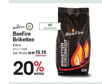 Sligro BonFire Briketten aanbieding