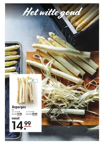 Sligro Asperges aanbieding