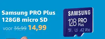 Amazon Samsung pro plus 128gb micro sd aanbieding