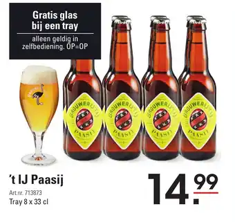 Sligro 't IJ paasij 8x33CL aanbieding